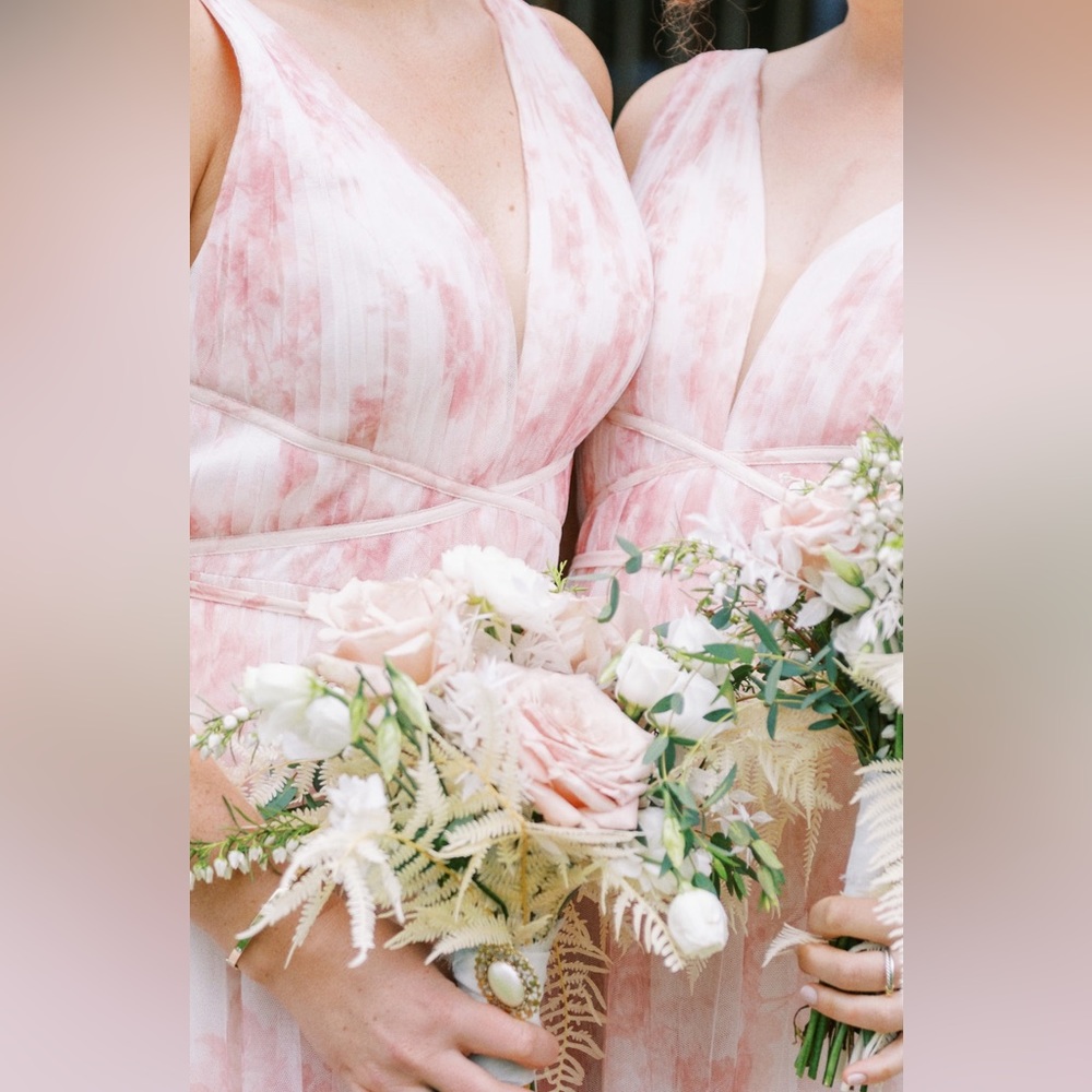 Marchesa Notte Floral Bridesmaid Dress